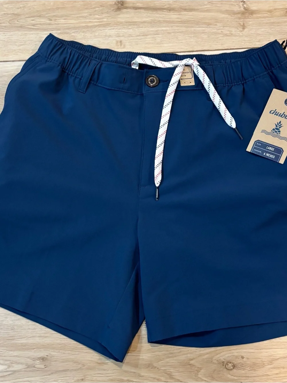 Chubbies The New Avenues 6.0 Everywear Shorts Mens Large Navy Blue